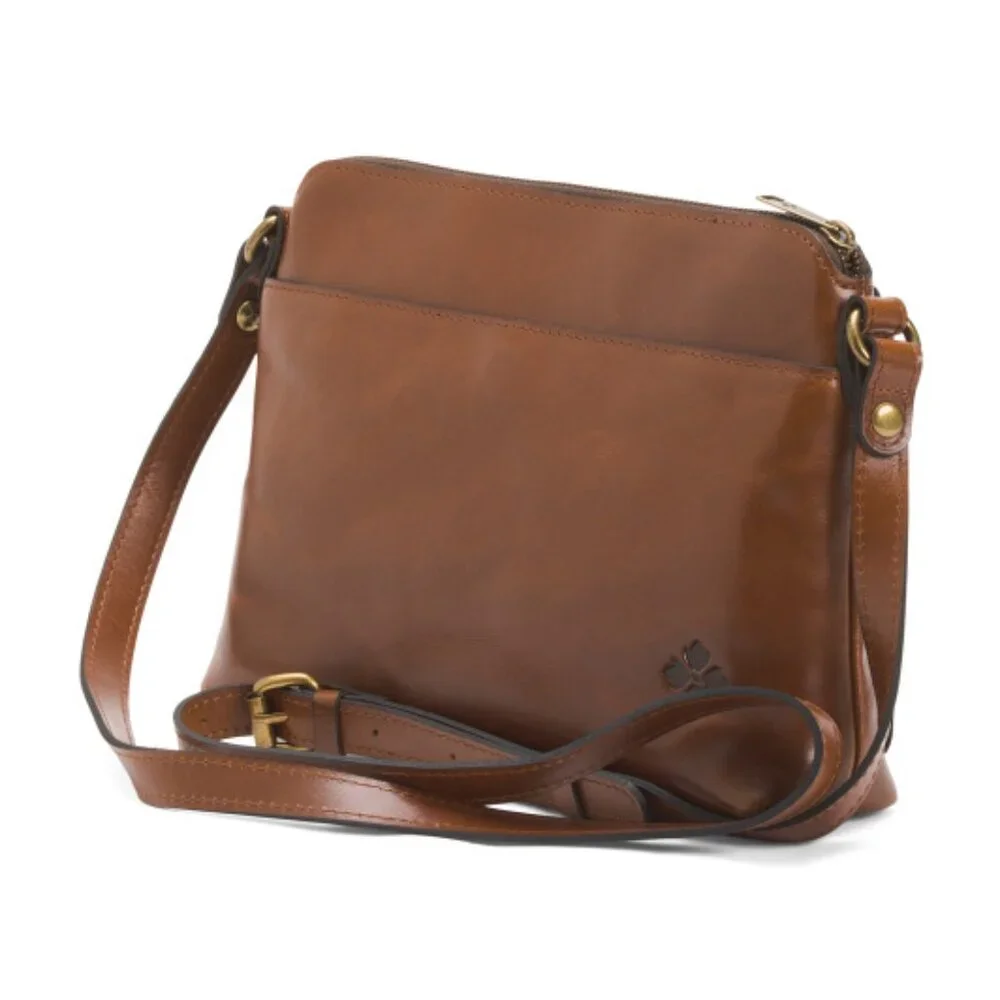 PATRICIA NASH Leather Avellino Medium Front Pocket Crossbody - Picture 3 of 4